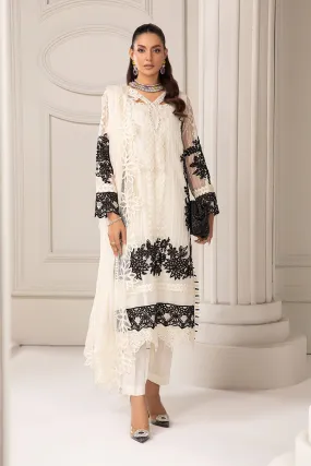 3 Piece Embroidered Organza Suit | SF-EF24-17