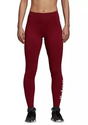 Adidas Sportswear Essentials High-Waisted Logo Women's Legging Red