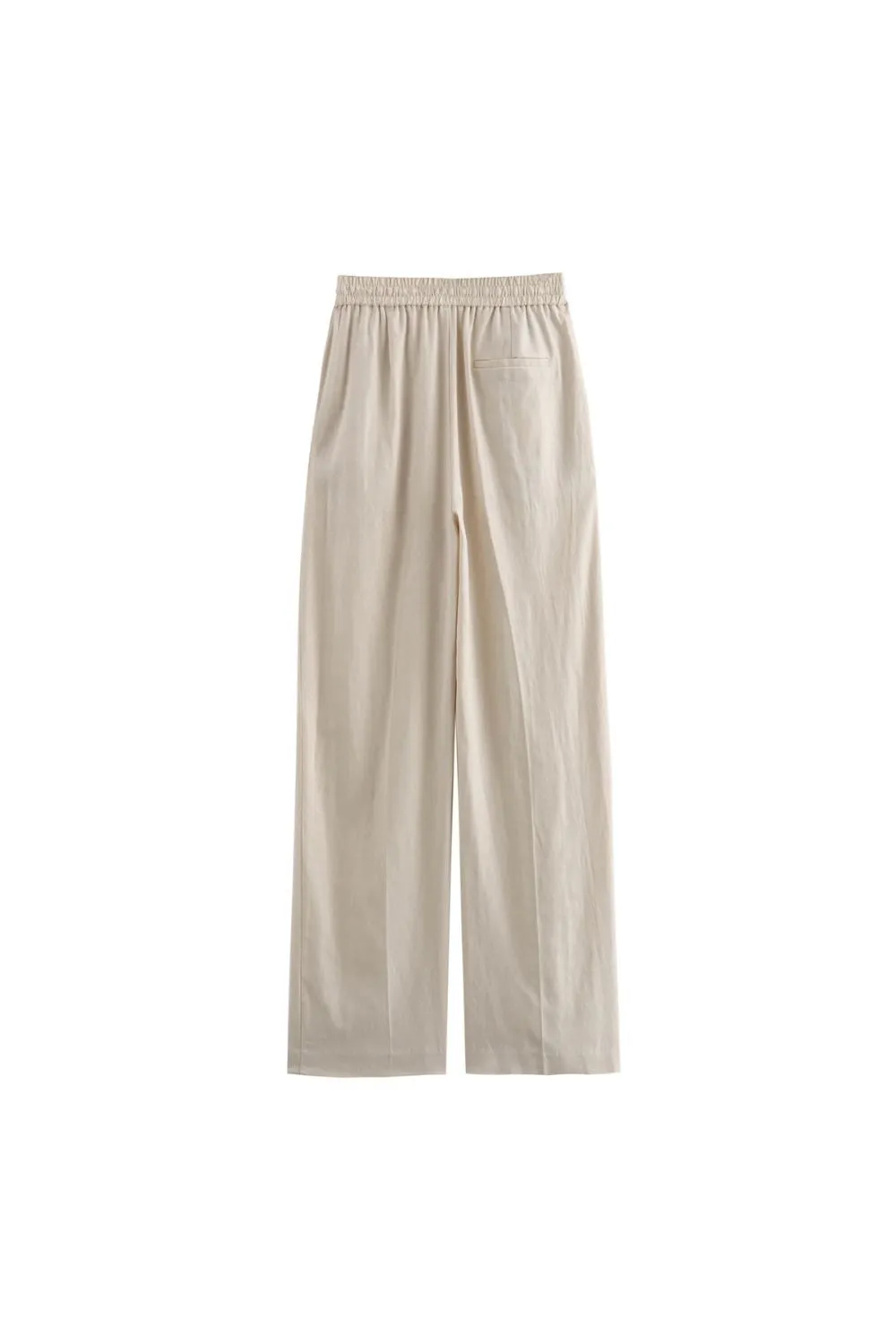 ‘Aurora’ Linen Straight-Leg Pants (4 Color)