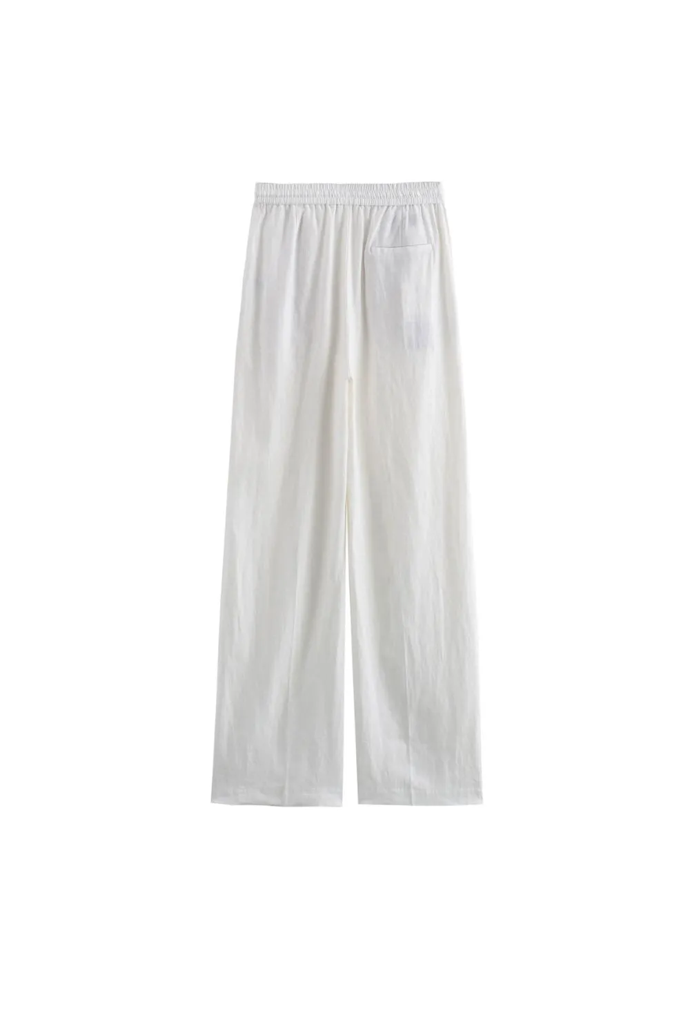 ‘Aurora’ Linen Straight-Leg Pants (4 Color)