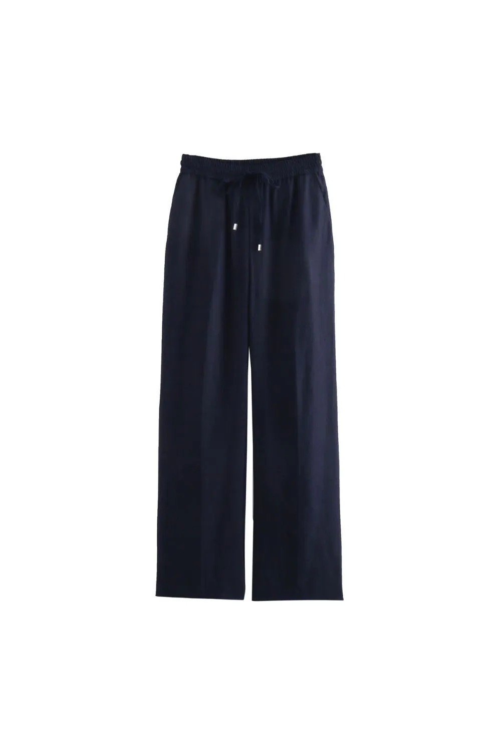 ‘Aurora’ Linen Straight-Leg Pants (4 Color)