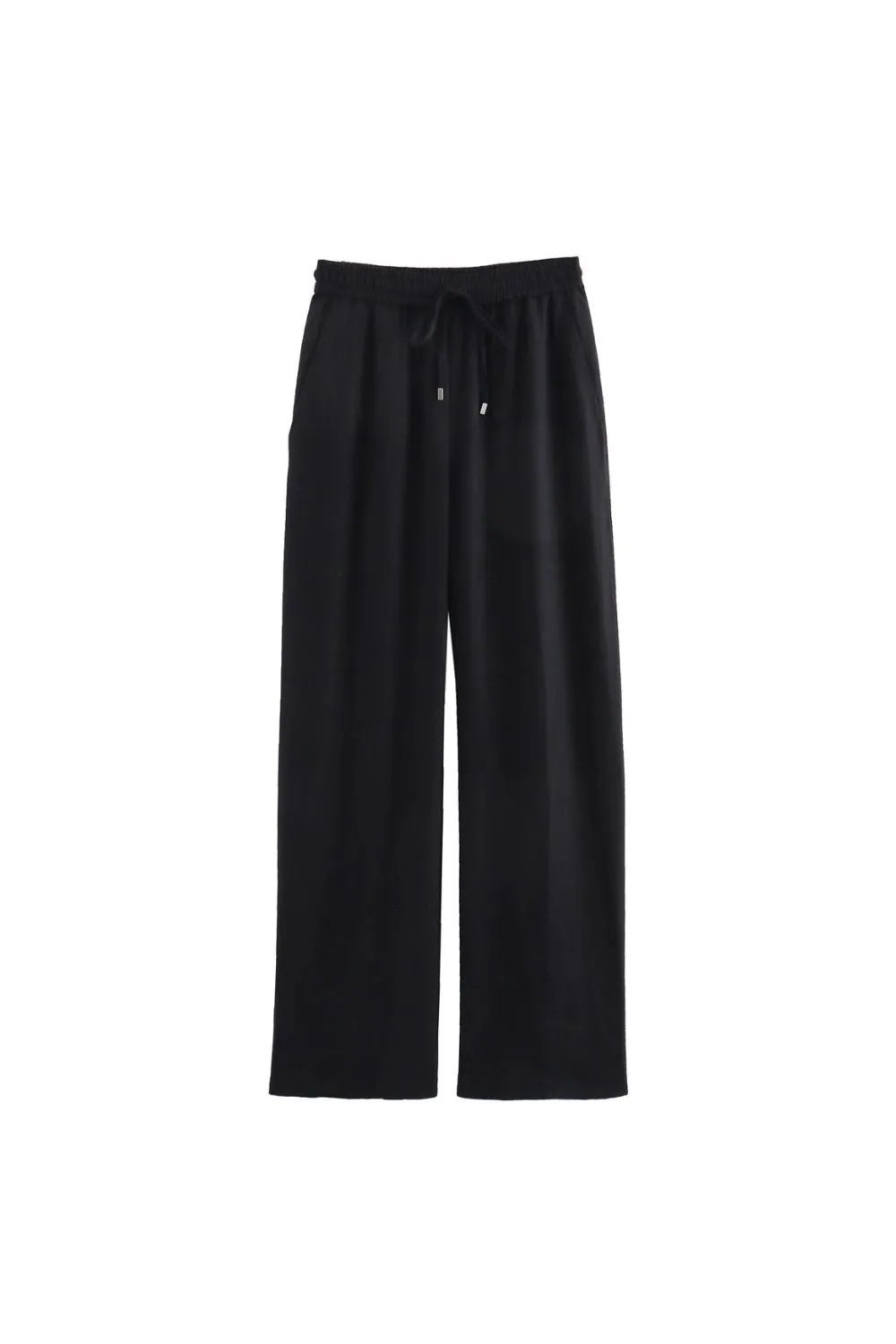 ‘Aurora’ Linen Straight-Leg Pants (4 Color)