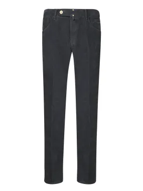 Blue Velvet Tailored Trousers