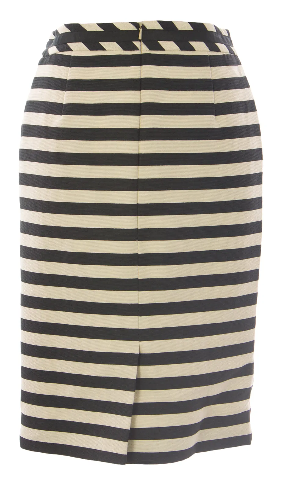 BODEN Women's Striped Wow Pencil Skirt Black/White