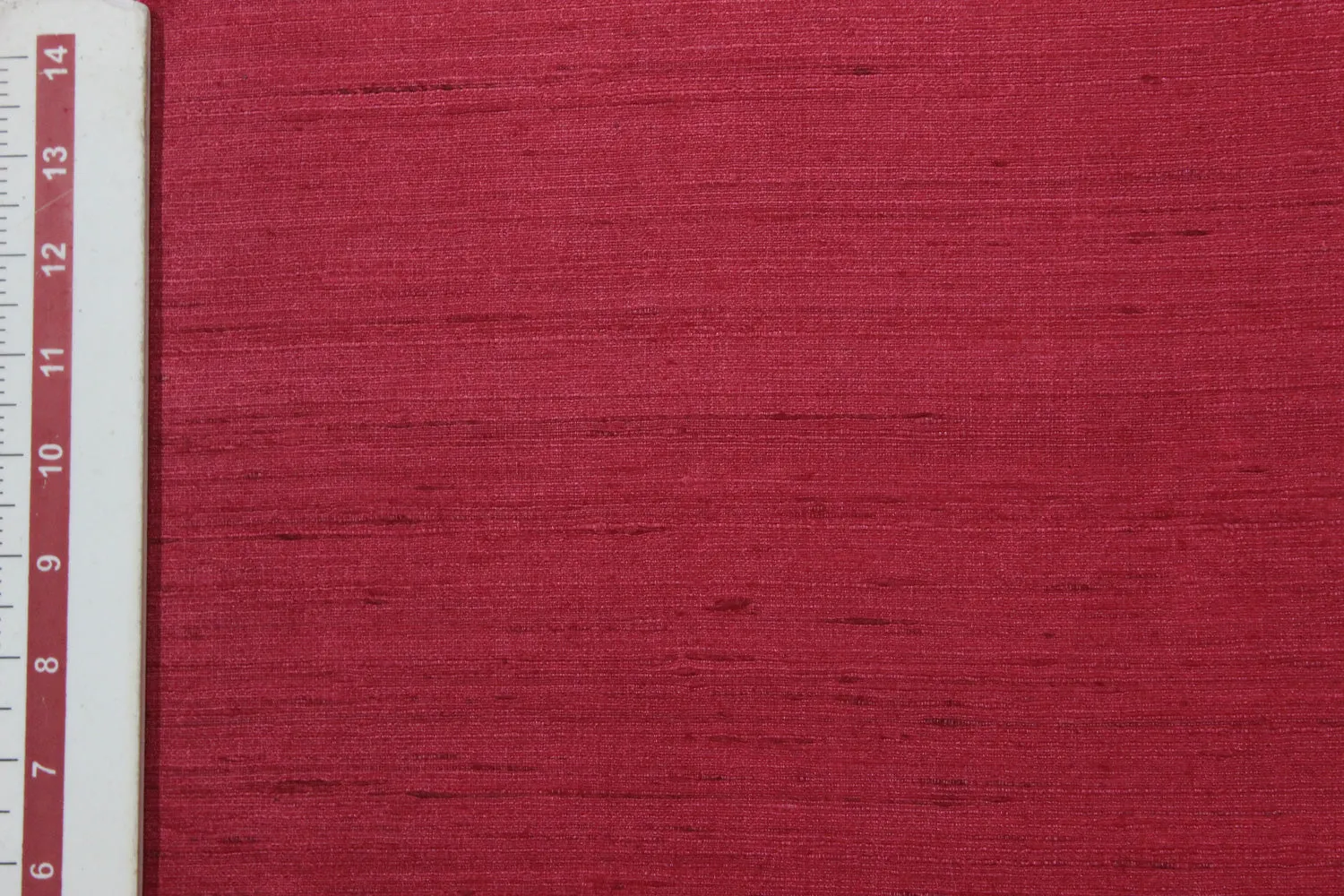 Cherry Red Gicha Silk Fabric