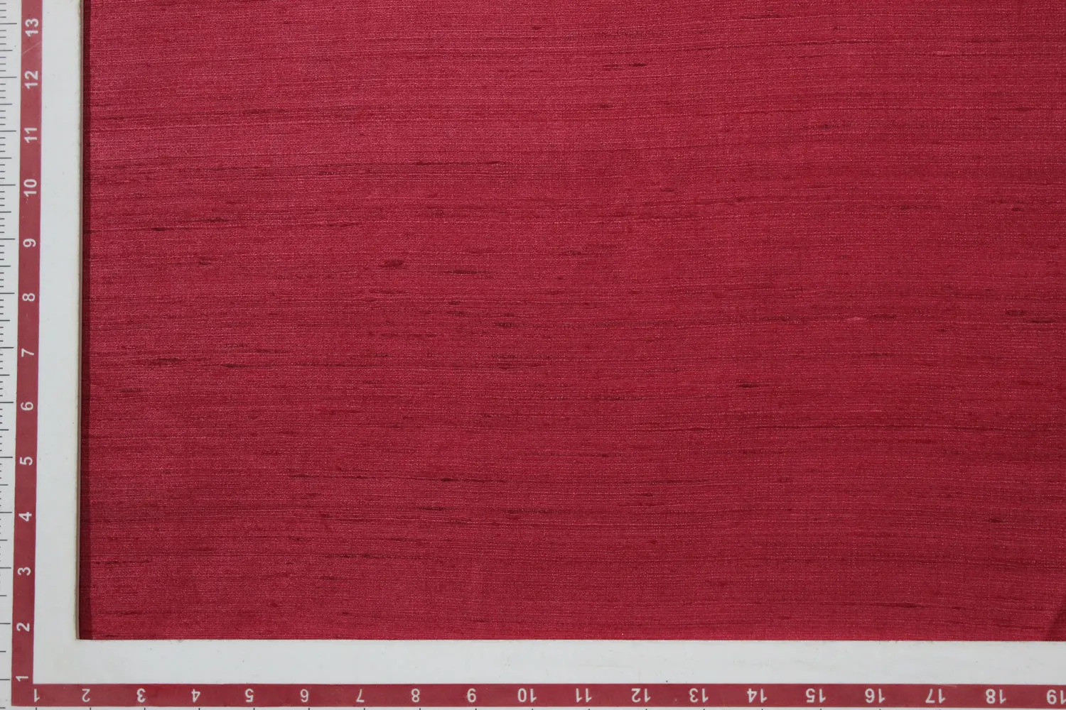 Cherry Red Gicha Silk Fabric