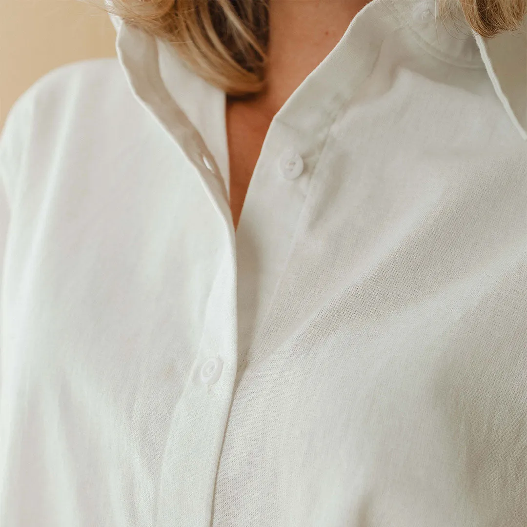 Classic Button Down, White