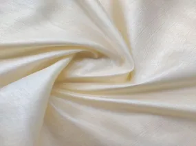 Cream Plain Rose Silk Fabric