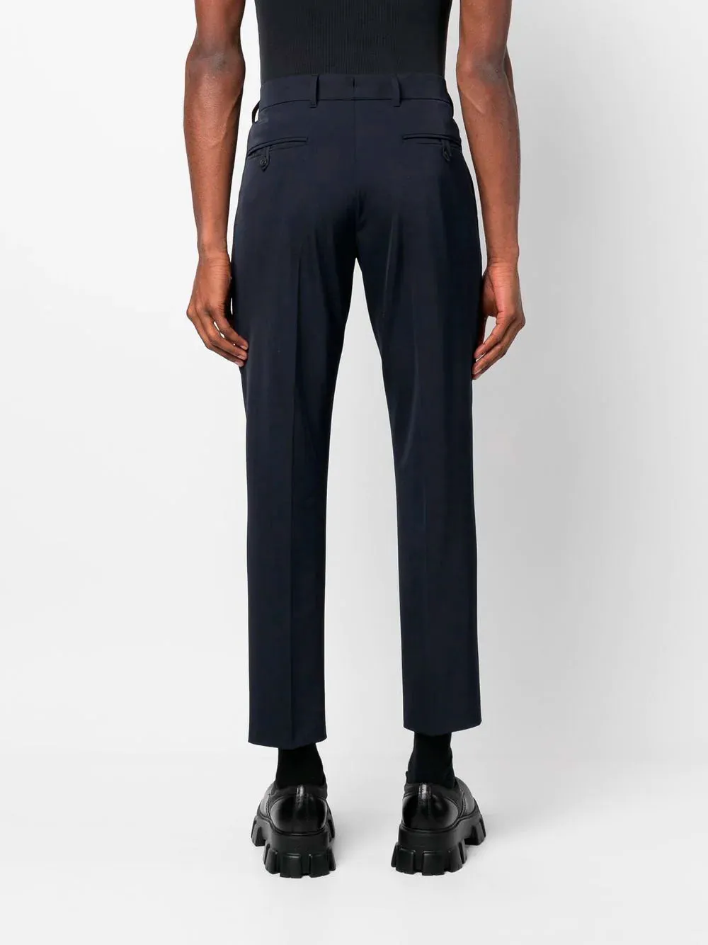 Cropped tailored trousers