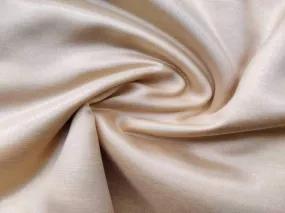 Dull Golden Plain Semi Silk Fabric (Wholesale)