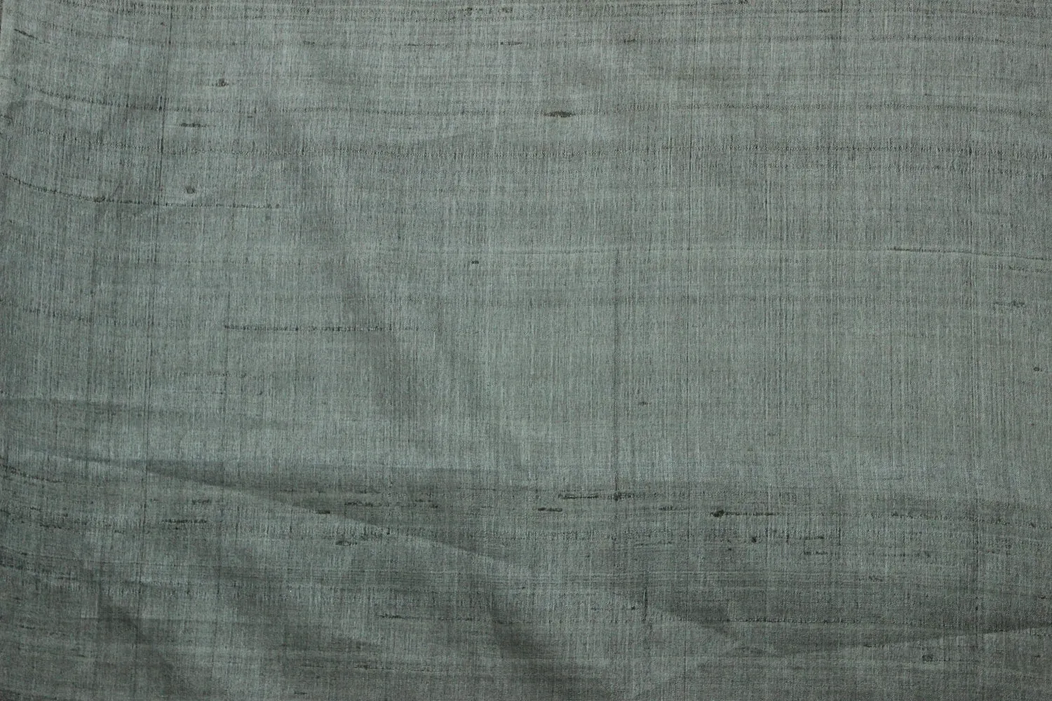 Grey Tussar Silk Fabric