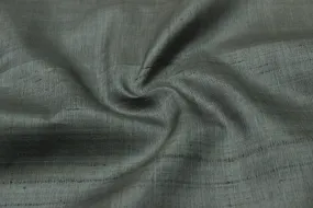 Grey Tussar Silk Fabric