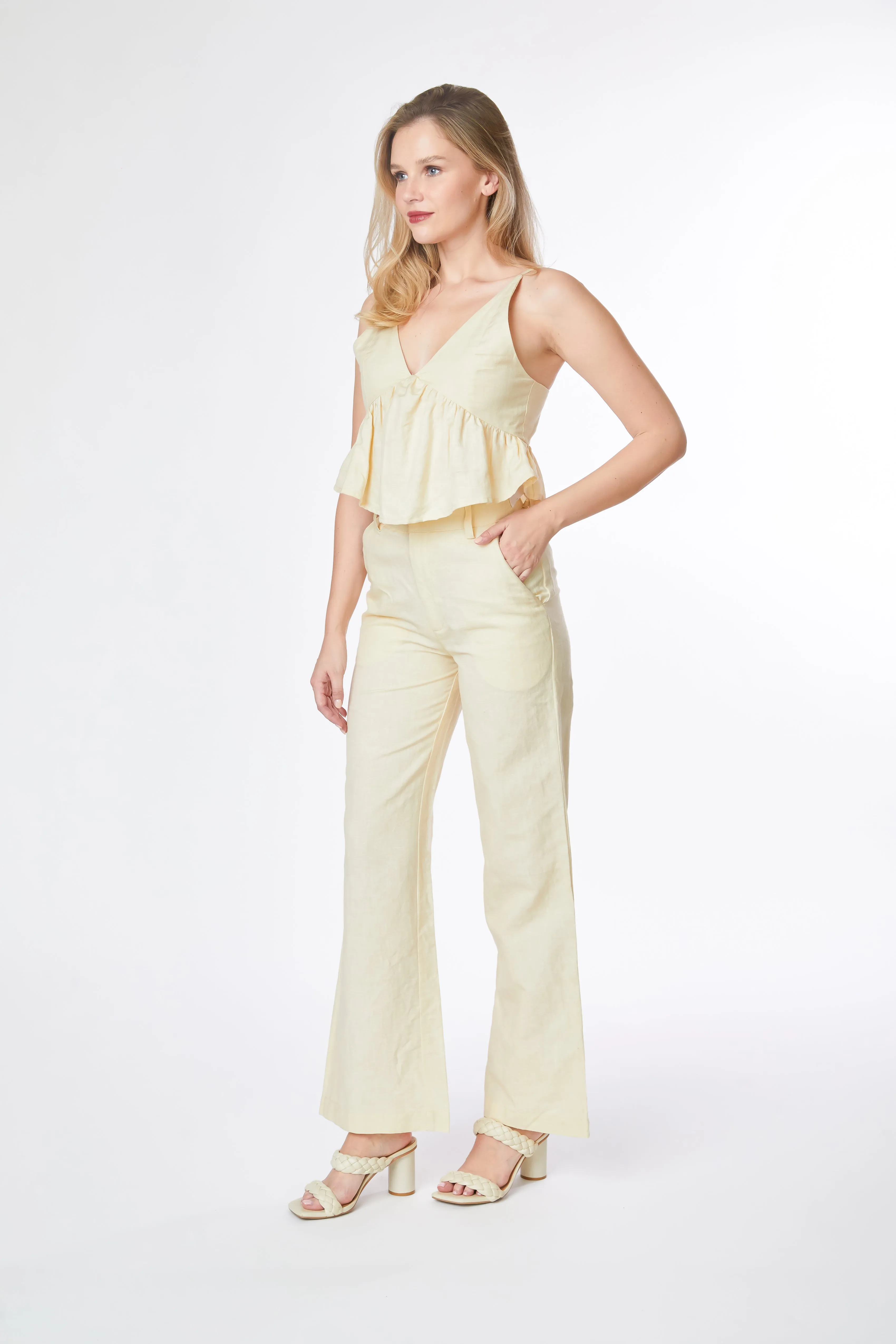 High Waisted Flare Pants