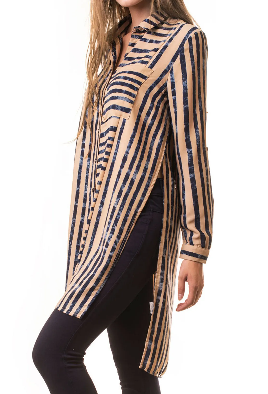 In Line Striped Tunic