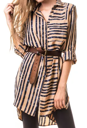 In Line Striped Tunic