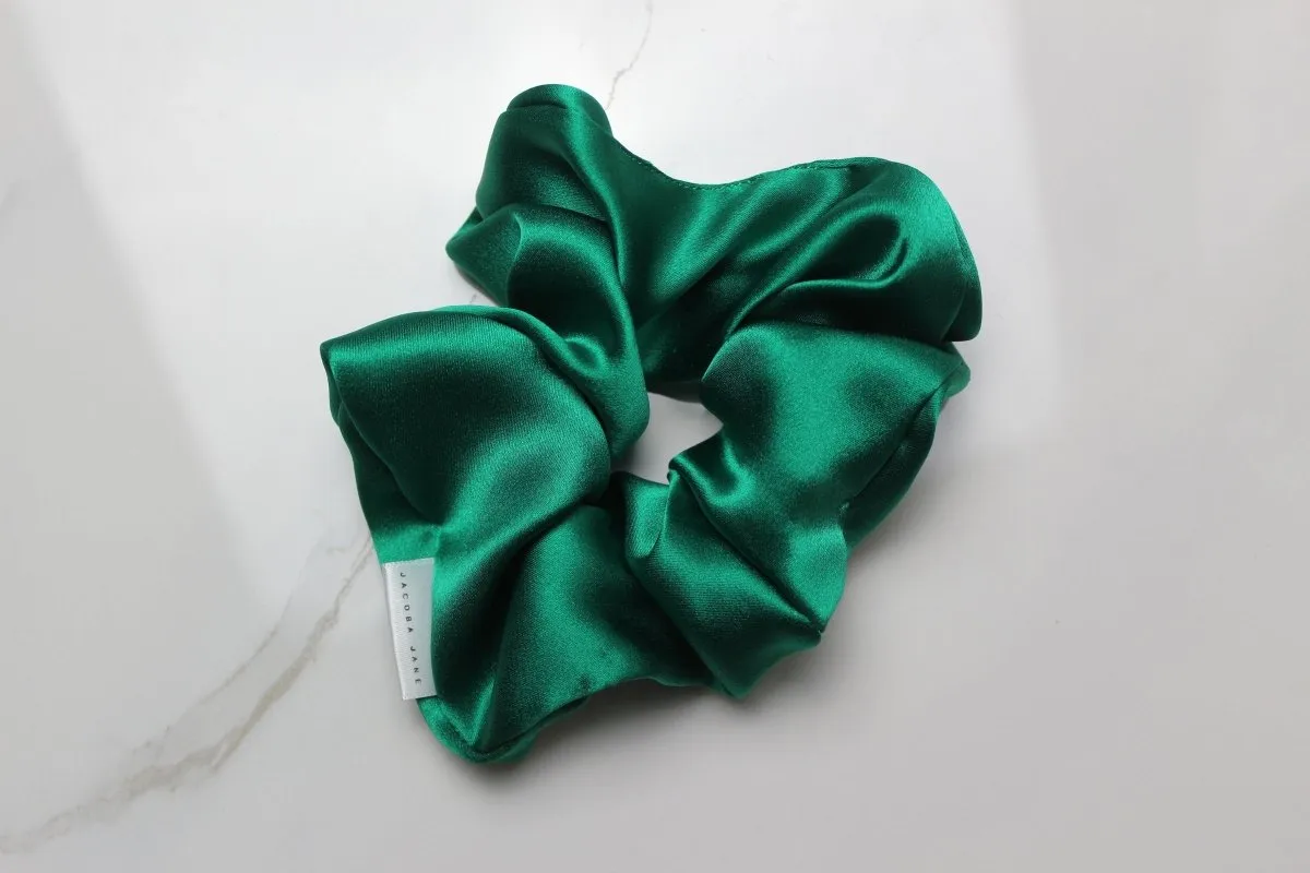 Jacoba Jane Silk Scrunchies (Many Colours)