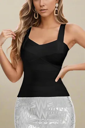 Jay Bandage Top - Classic Black