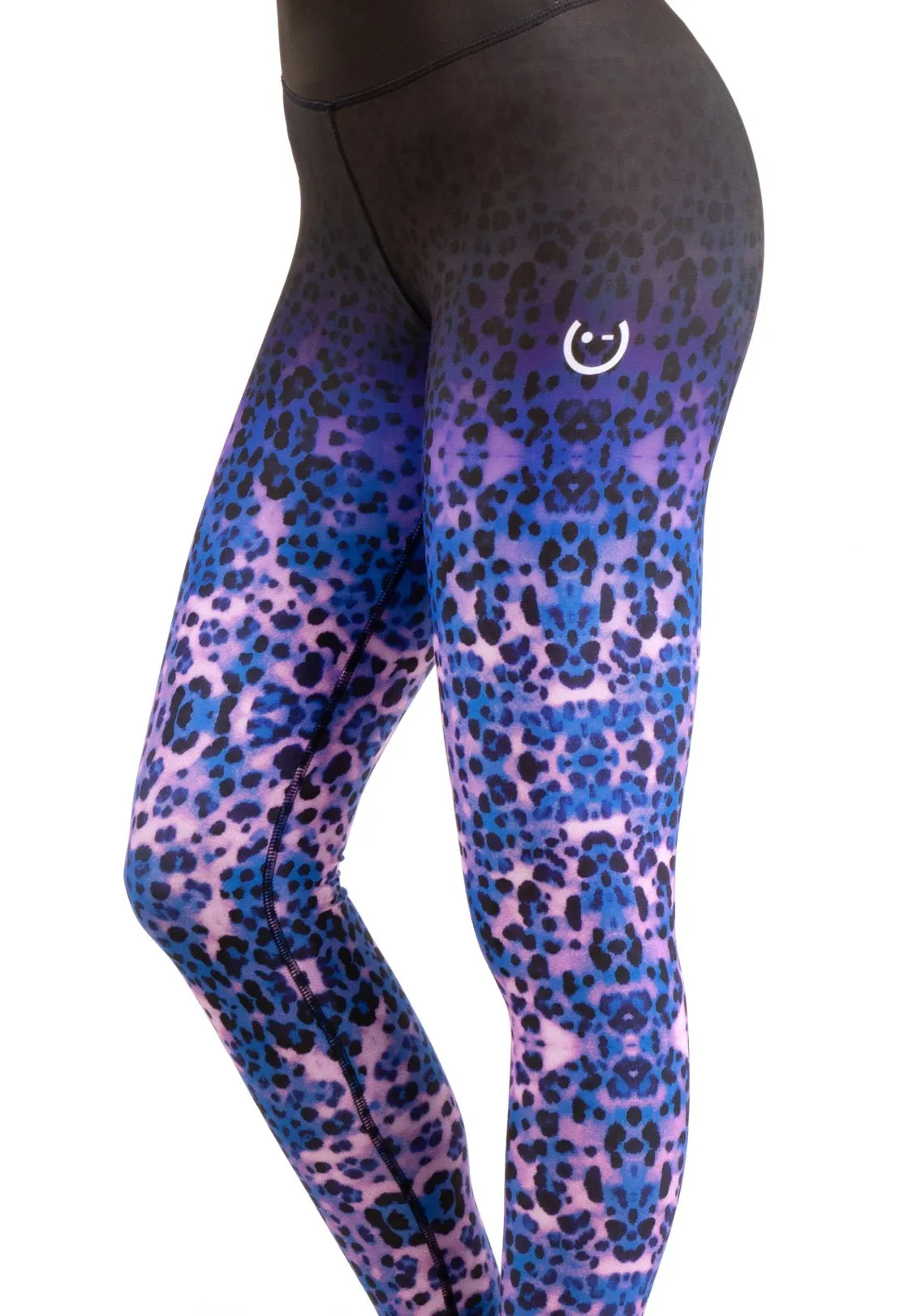 Leopard Violet High Waisted Pant