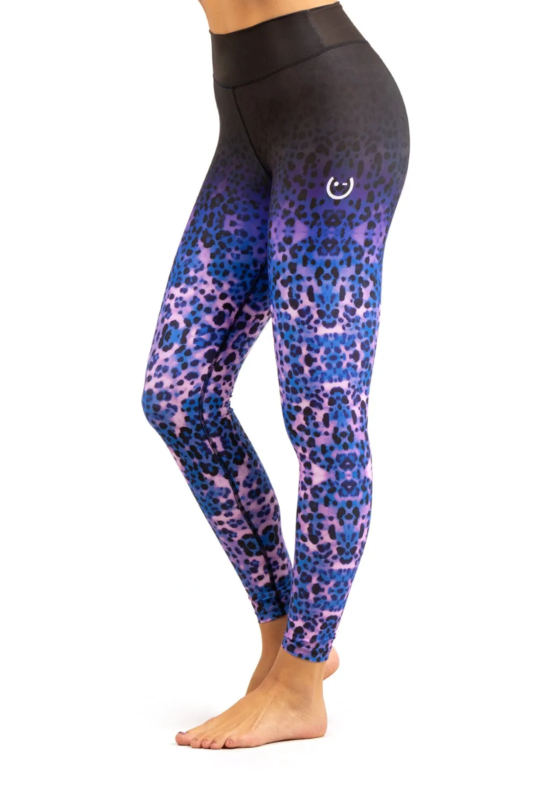 Leopard Violet High Waisted Pant