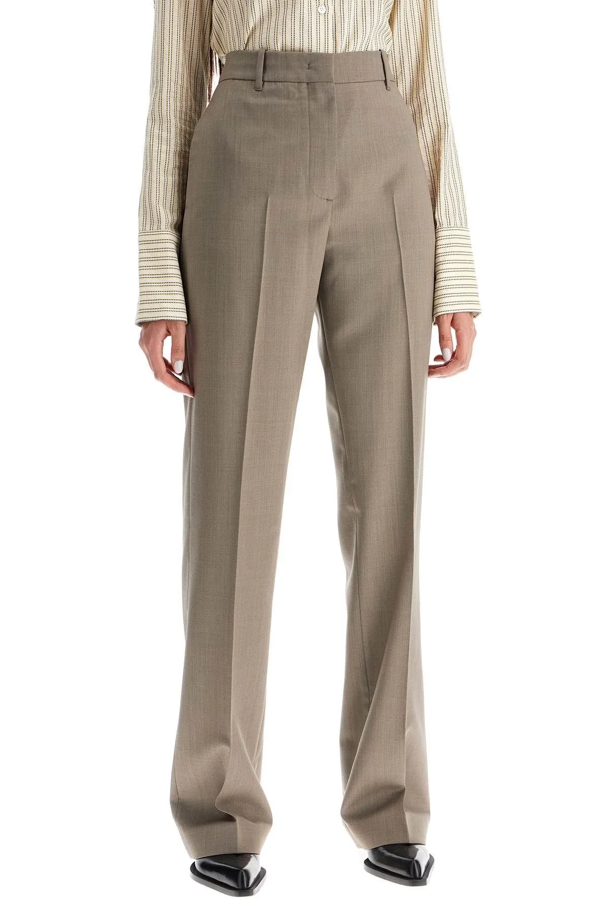 LIGHTWEIGHT TAILORED WOOL TROUSERS