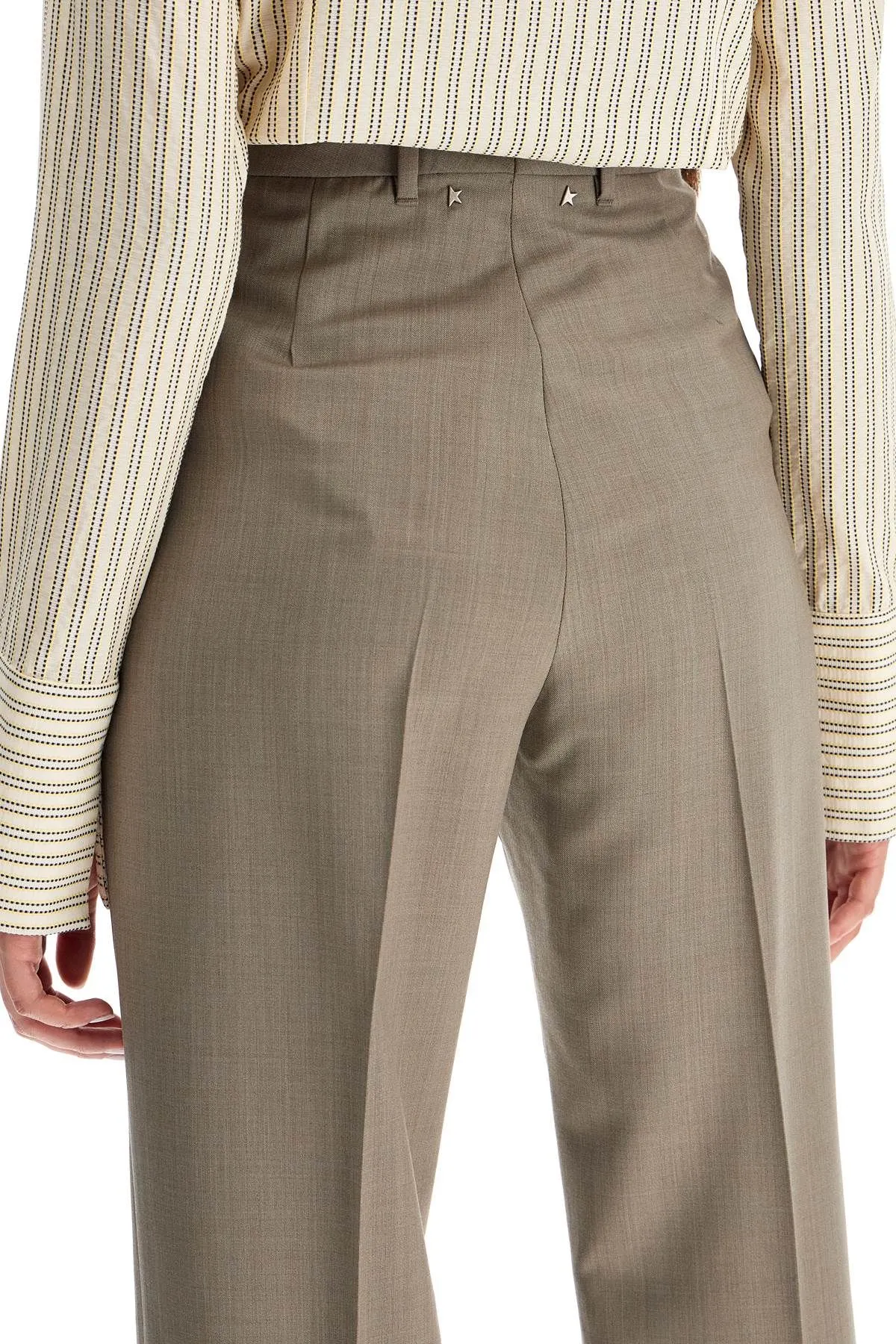 LIGHTWEIGHT TAILORED WOOL TROUSERS