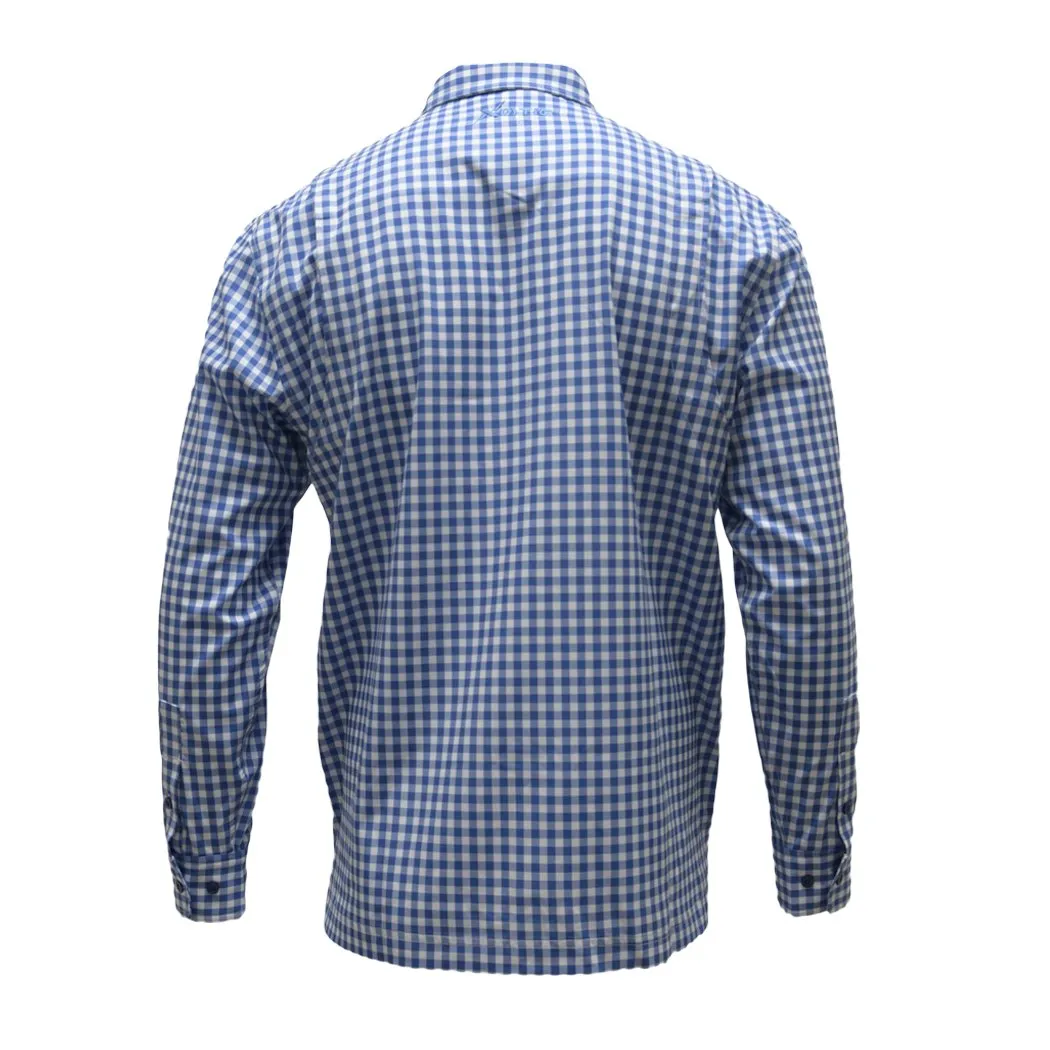 Long Sleeve Patterned Lifestyle Button Down w/ REPEL-X