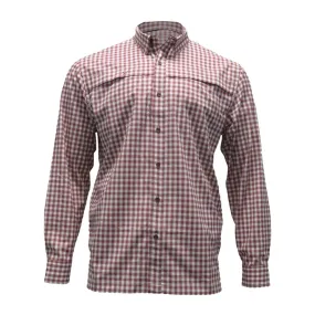 Long Sleeve Patterned Lifestyle Button Down w/ REPEL-X