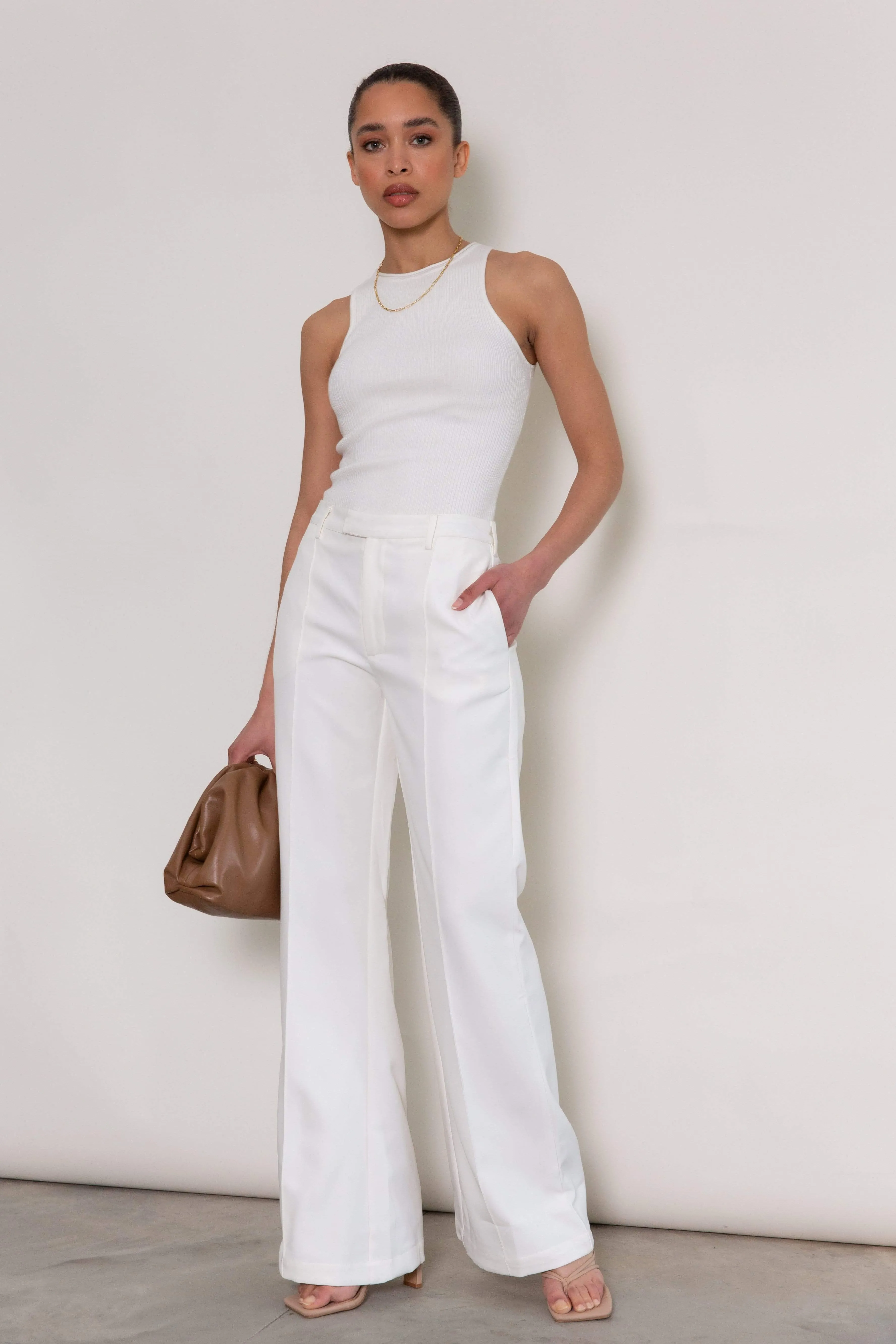 Marlowe Tailored Trousers - White