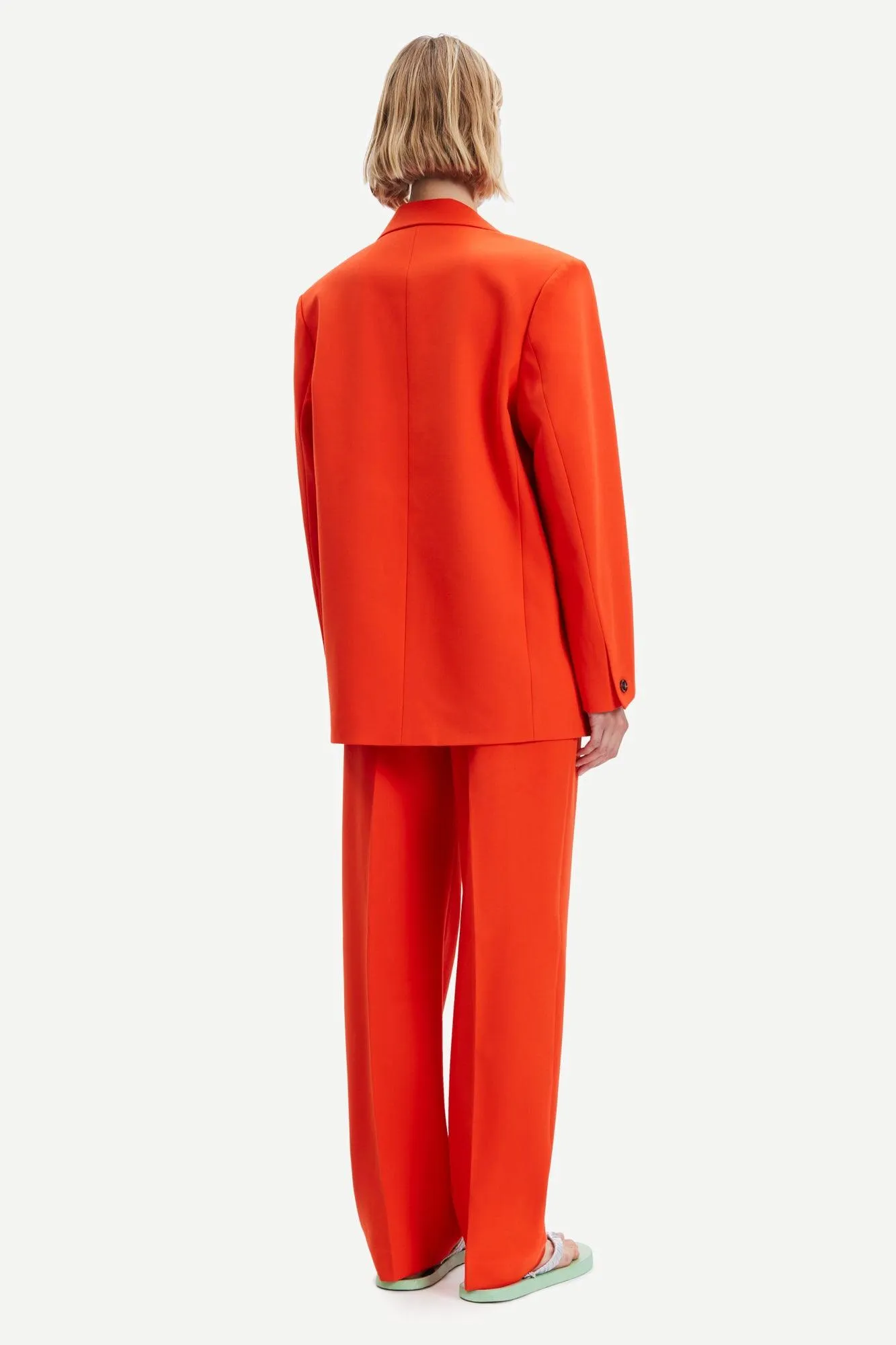 Meme Orange Tailored Trousers