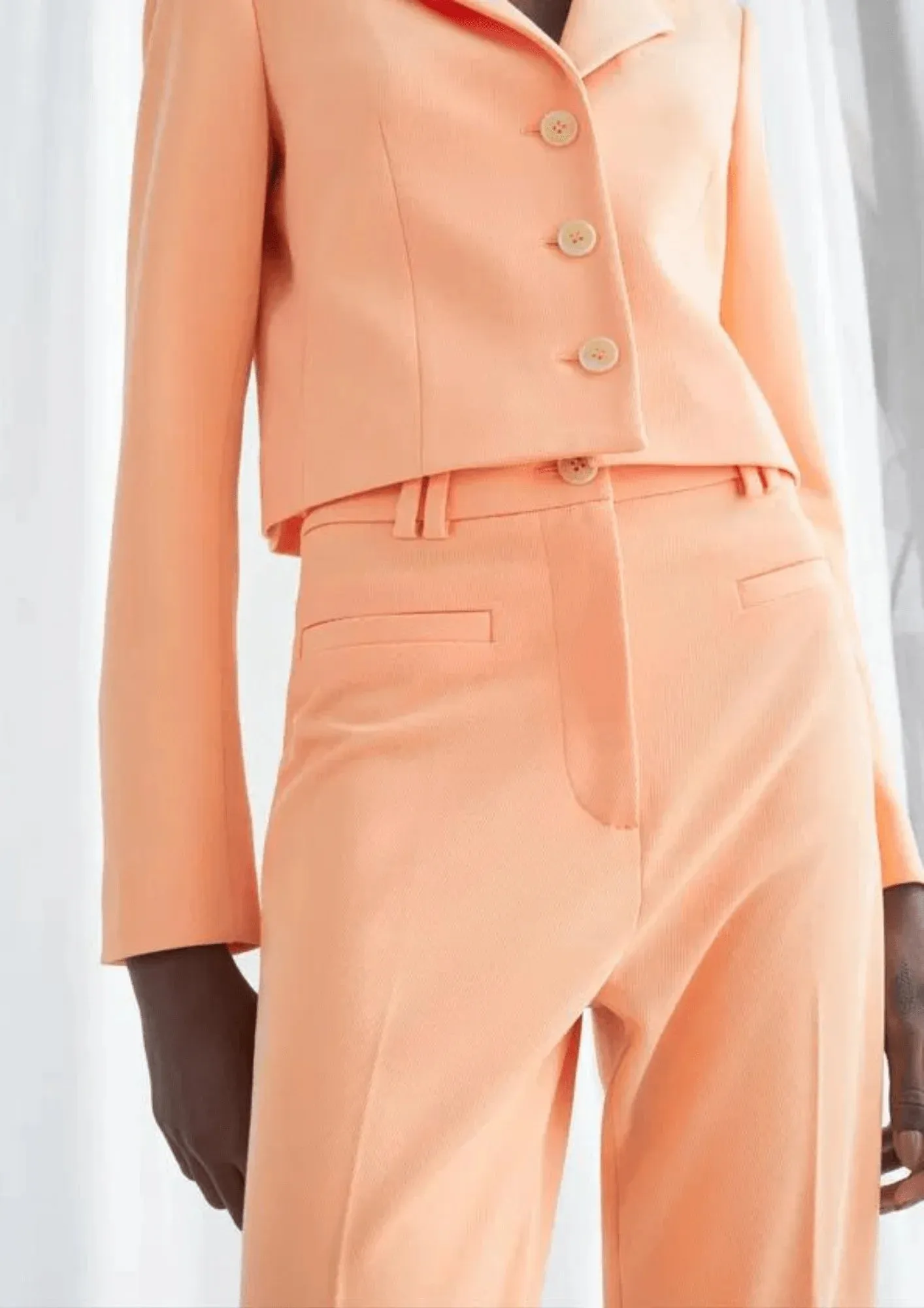 ORANGE TAILORED TROUSERS