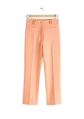 ORANGE TAILORED TROUSERS