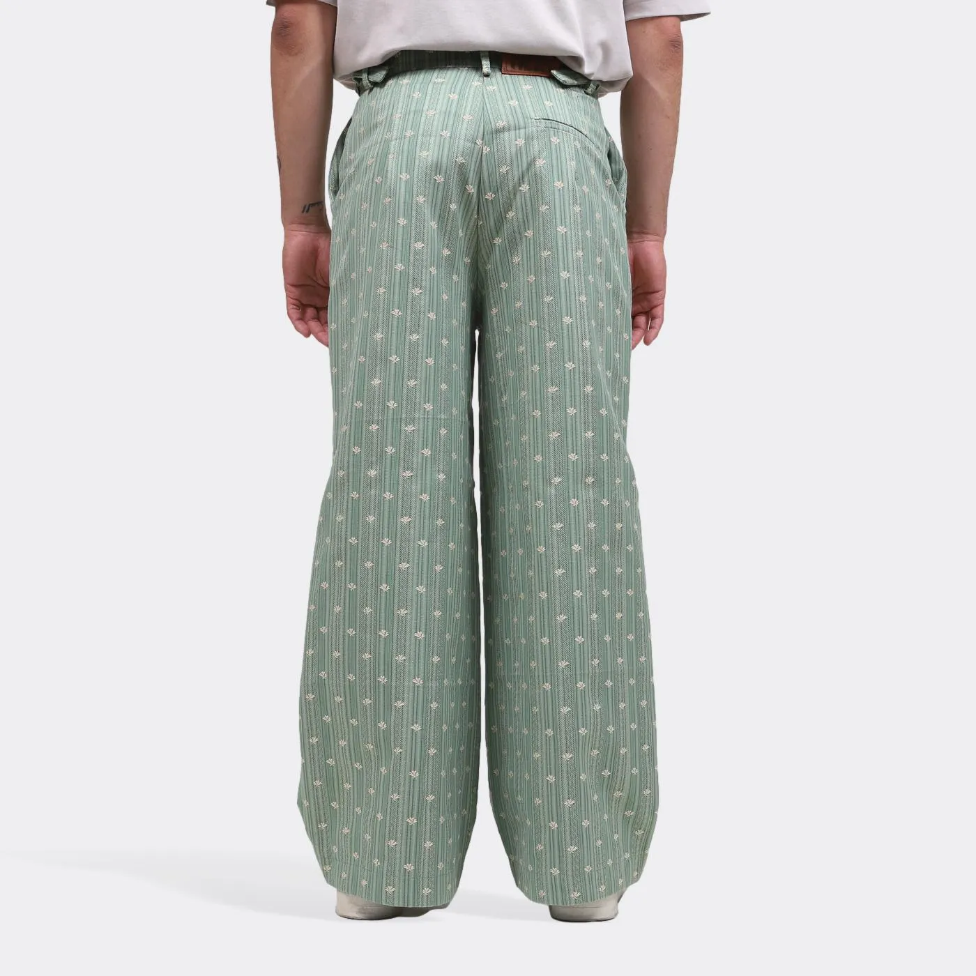 Pietá Green Tailored Trousers