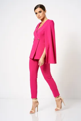 Pink Tailored Co-ord Trousers