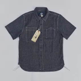 Plaid Short Sleeve Work Shirts with Retro Button Down