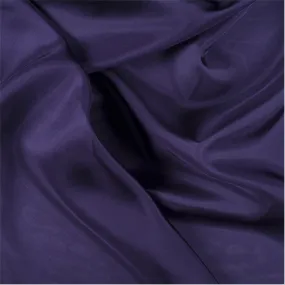 Runway Silks Dark Purple Silk Crepe de Chine Fabric