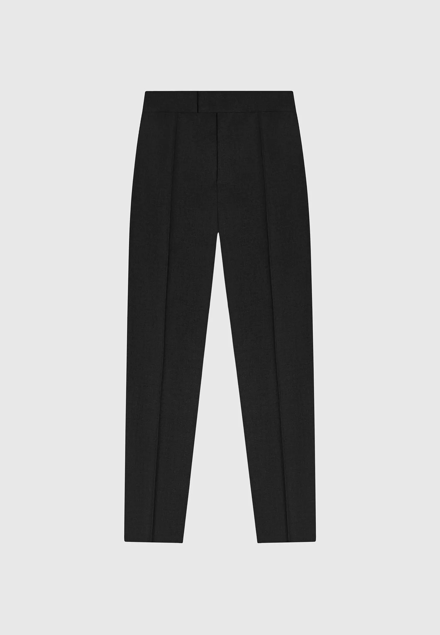 Slim Fit Tailored Trousers - Black