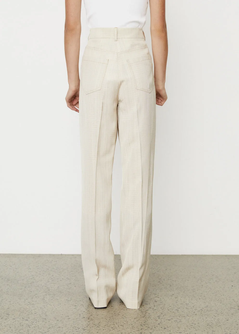 Straight Fit Tailored Trousers