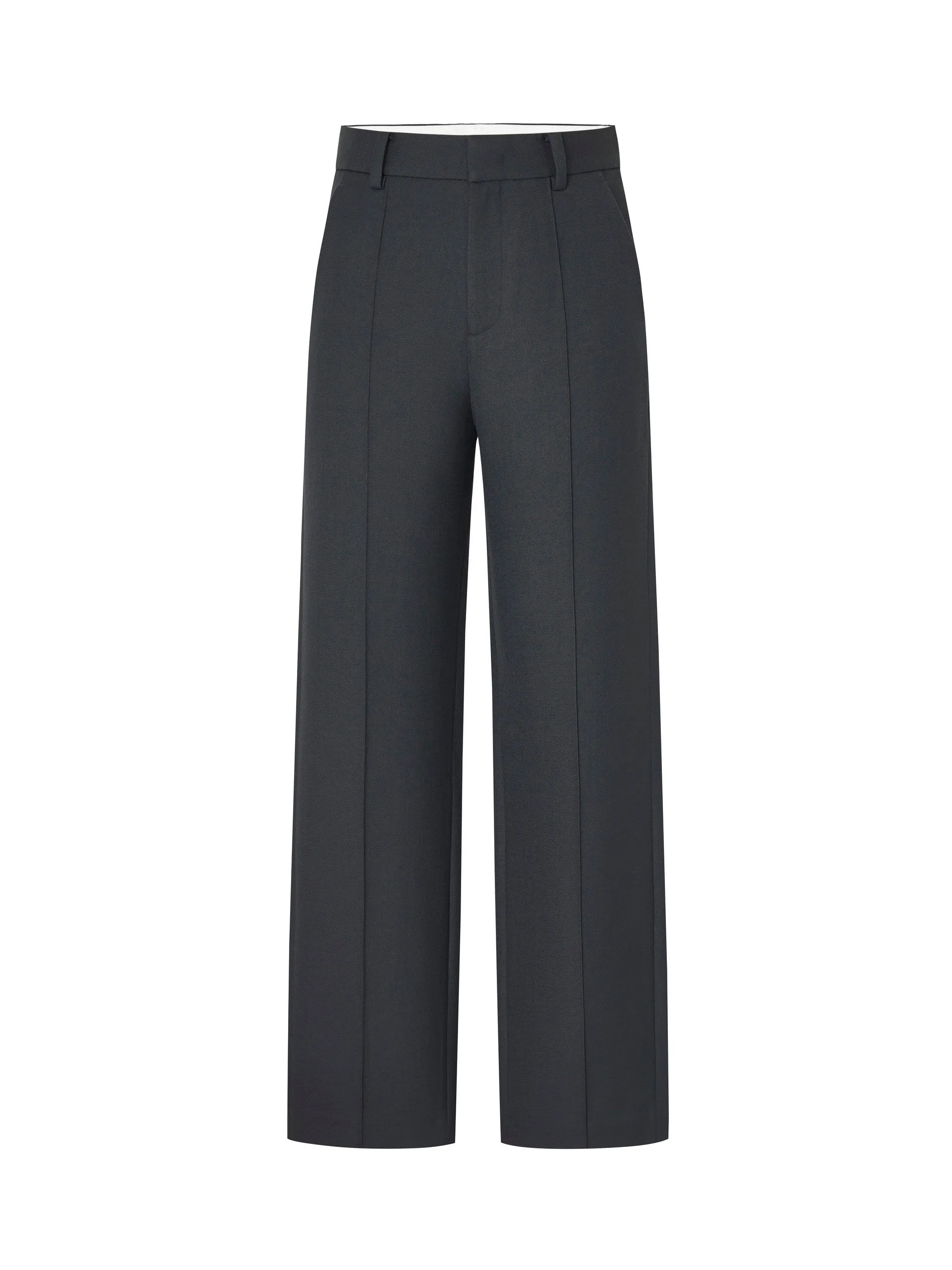 Straight Leg Tailored Trousers