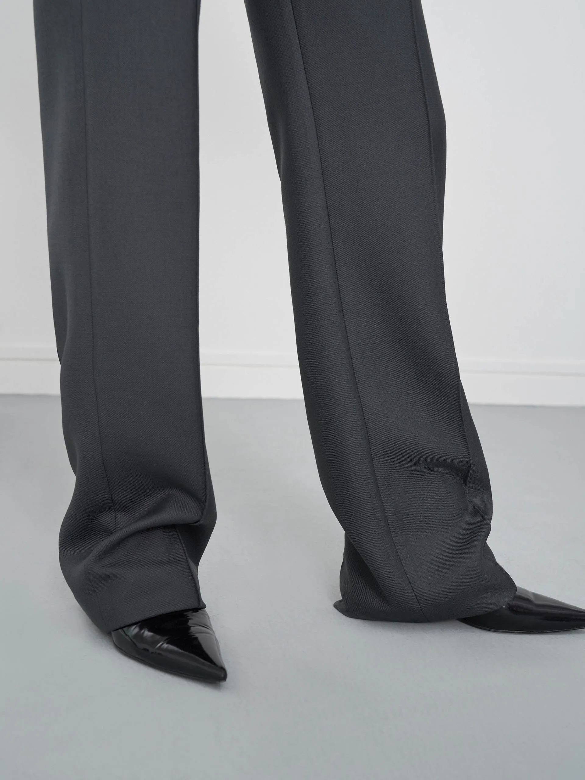 Straight Leg Tailored Trousers