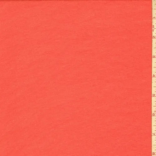 Sunset Orange Silk Georgette Chiffon Fabric