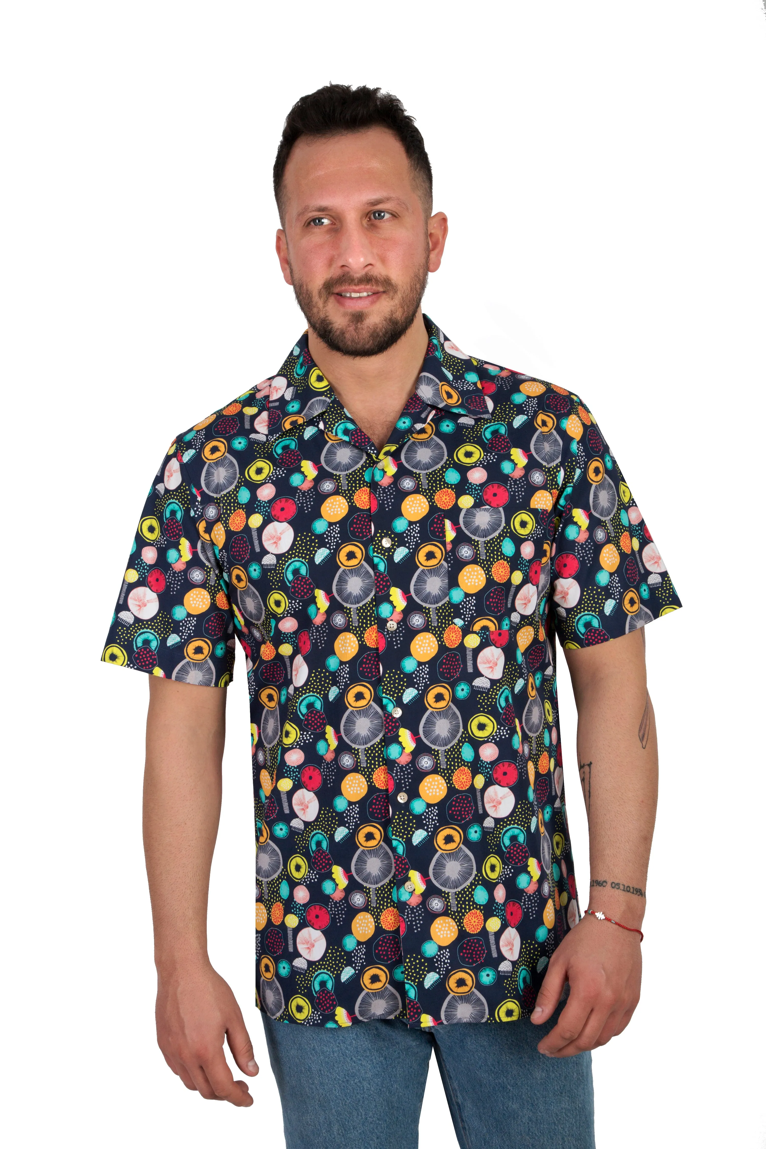 The HONOLULU men's fruit print shirt