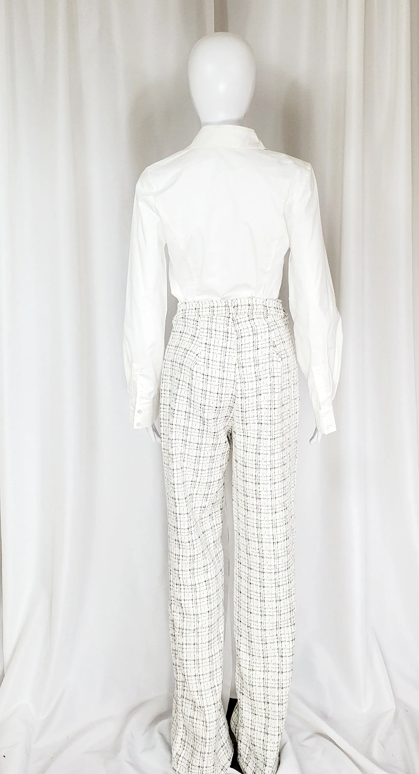 Tweed High Waisted Pants