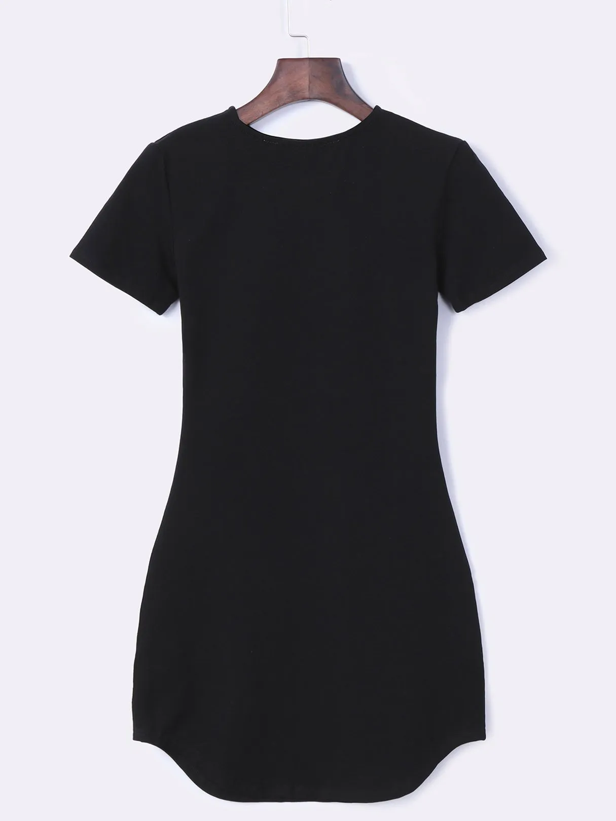 Wholesale Round Neck Short Sleeve Bodycon Dresses