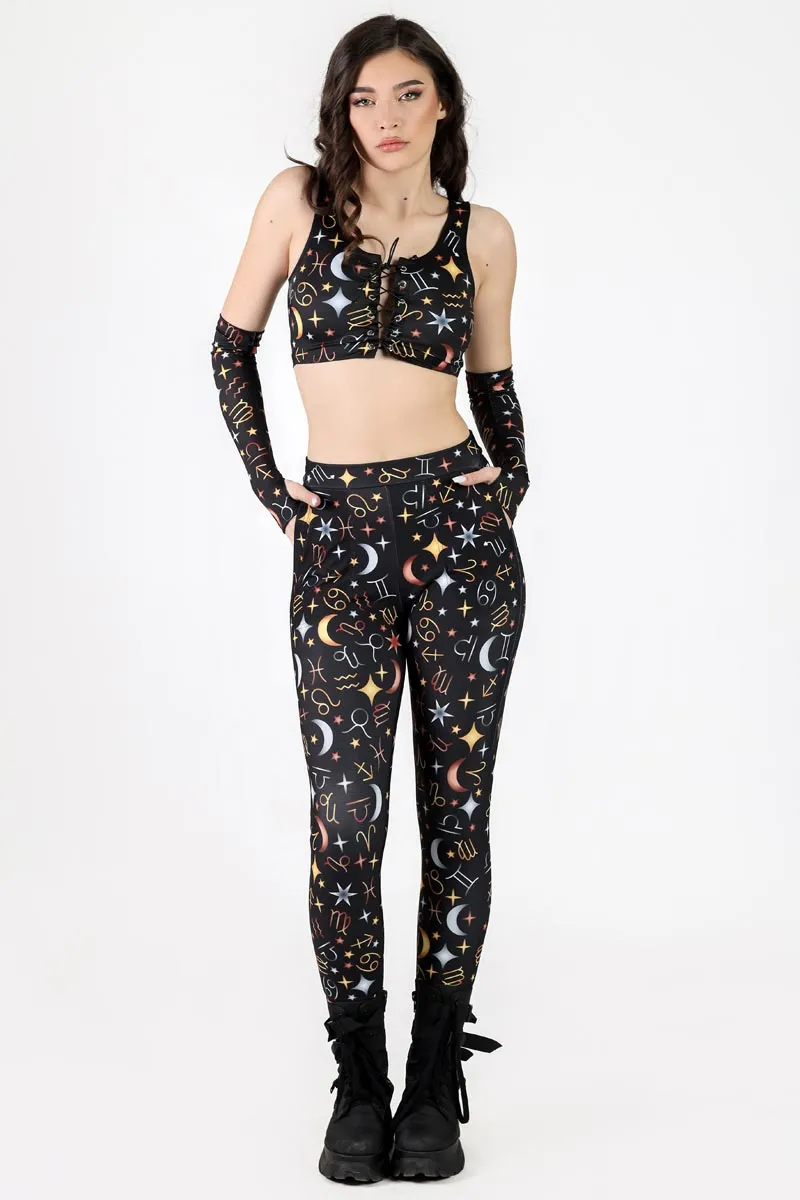 Zodiac Gems Cuffed Pants