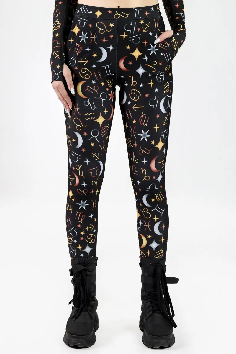 Zodiac Gems Cuffed Pants